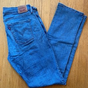 Levi’s 505 straight leg stretch denim